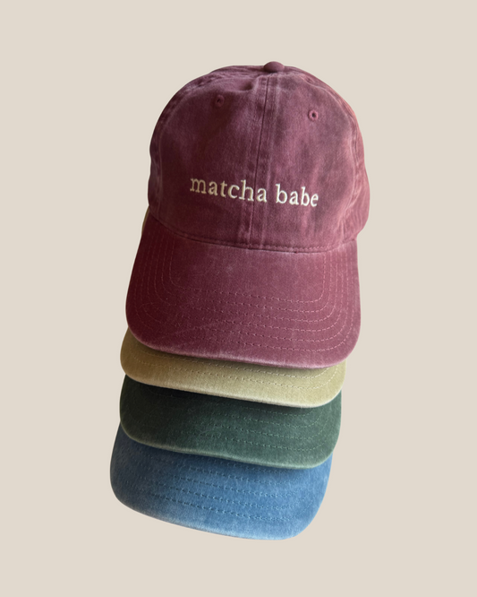 Matcha Babe Dad Hat