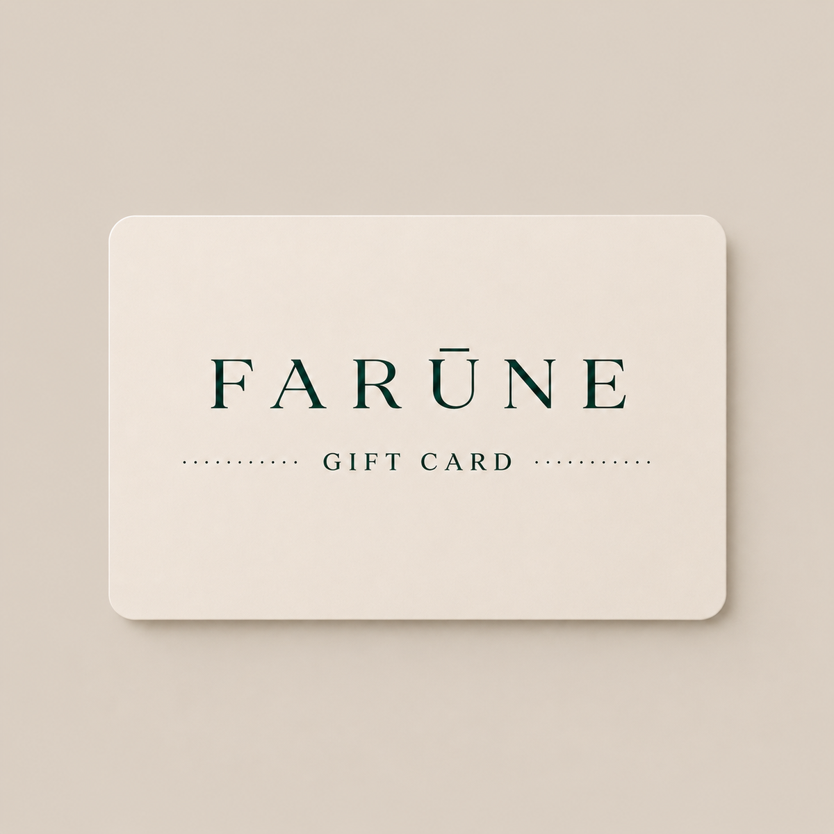 Farūne Gift Card (Digital)
